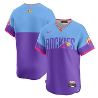Men's Nike  Purple/Light Blue Colorado Rockies 2025 City Connect Limited Jersey