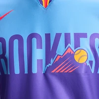 Men's Nike  Purple/Light Blue Colorado Rockies 2025 City Connect Limited Jersey
