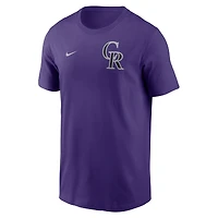 Men's Nike Purple Colorado Rockies 2-Hit T-Shirt