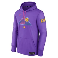 Sweat à capuche Nike violet Colorado Rockies 2025 City Connect Authentic Collection Therma pour homme