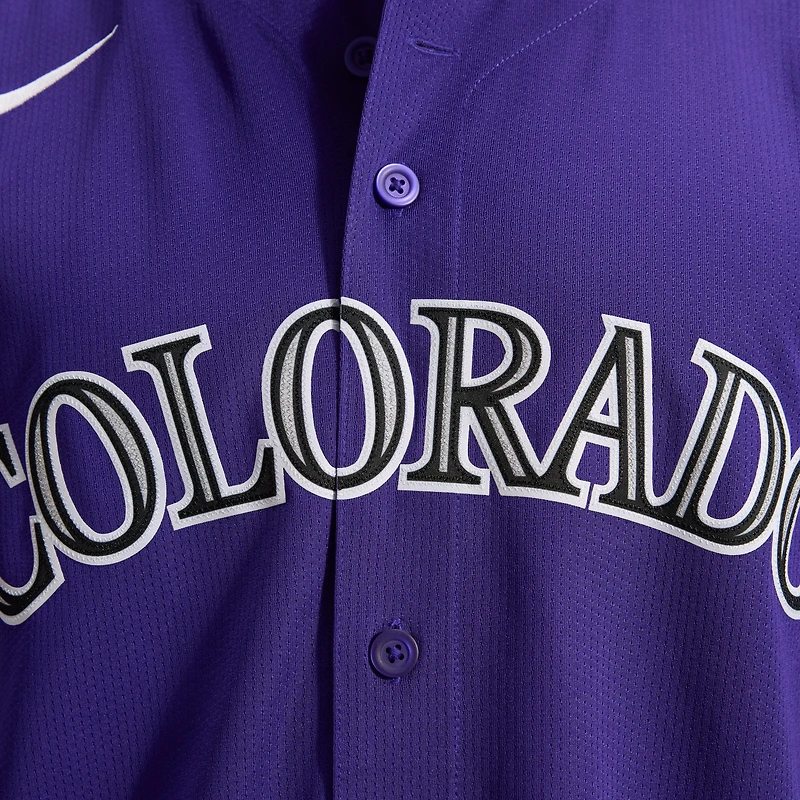 Men's Nike White Colorado Rockies Home Limited Jersey