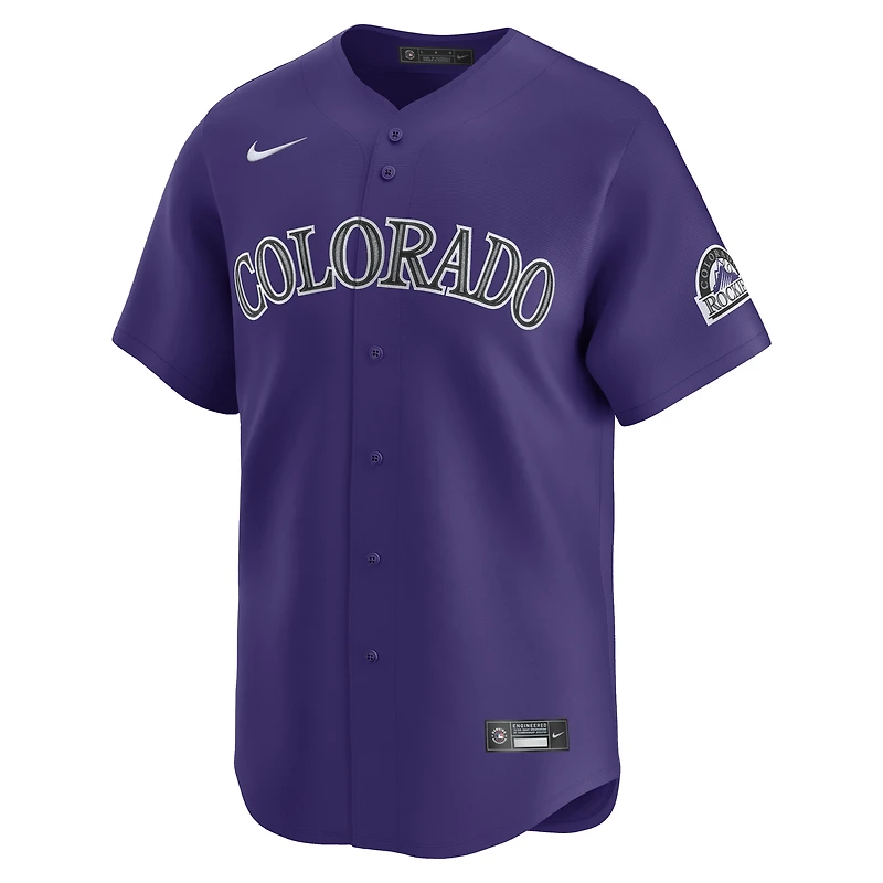 Men's Nike White Colorado Rockies Home Limited Jersey