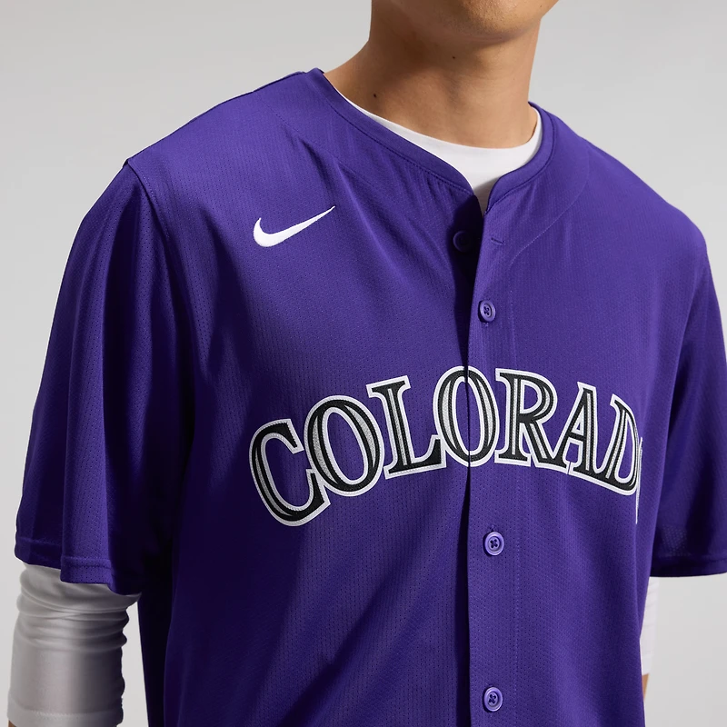 Men's Nike White Colorado Rockies Home Limited Jersey