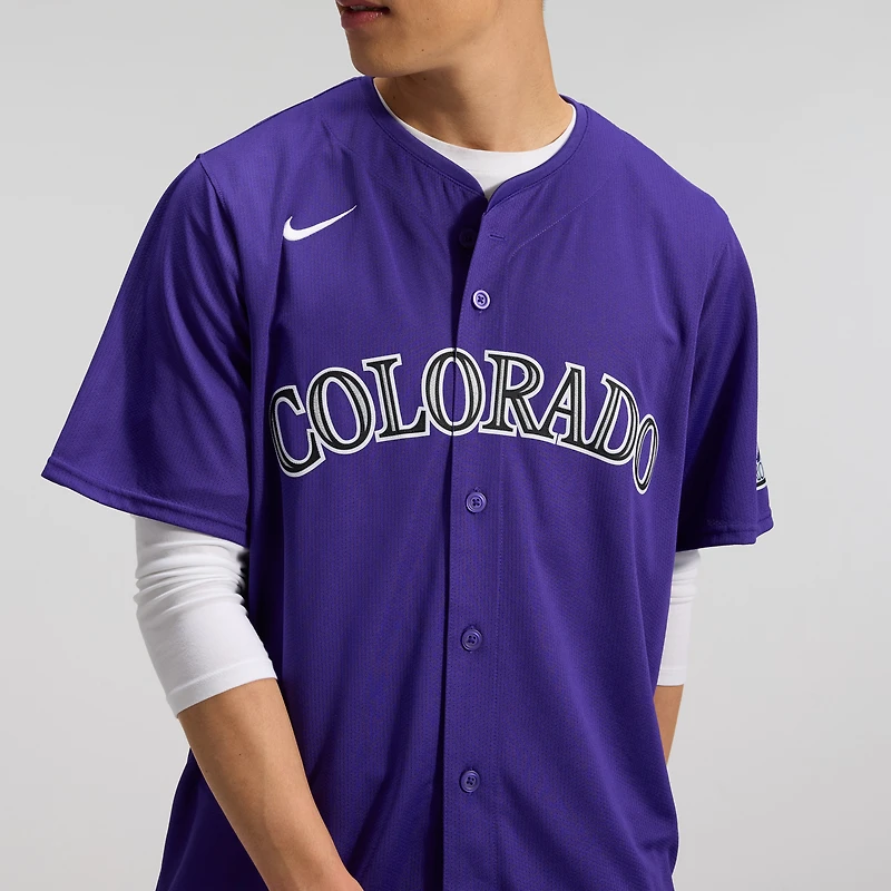 Men's Nike White Colorado Rockies Home Limited Jersey