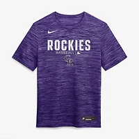 Men's Nike Purple Colorado Rockies Authentic Collection Velocity Dri-FIT T-Shirt