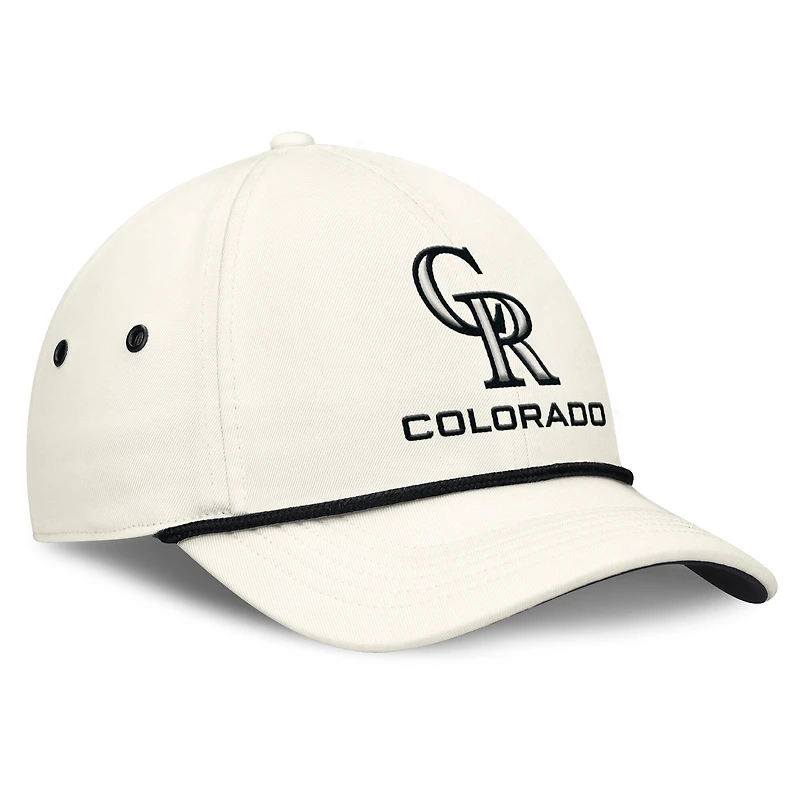 Men's Nike  Stone Colorado Rockies Club Adjustable Hat