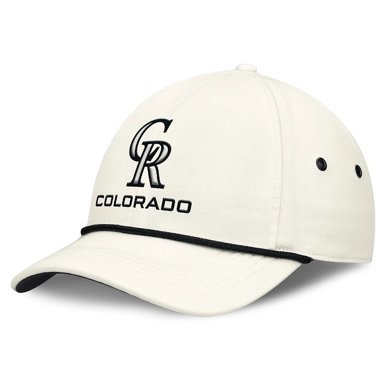 Casquette ajustable Nike Stone Colorado Rockies Club pour homme