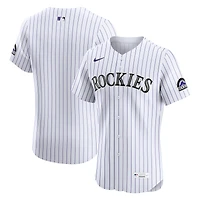 Maillot Nike blanc domicile Elite des Rockies du Colorado pour homme