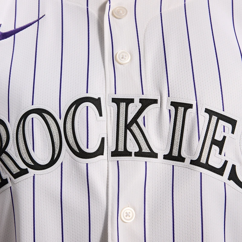 Men's Nike White Colorado Rockies Home Limited Jersey