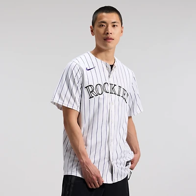 Men's Nike White Colorado Rockies Home Limited Jersey