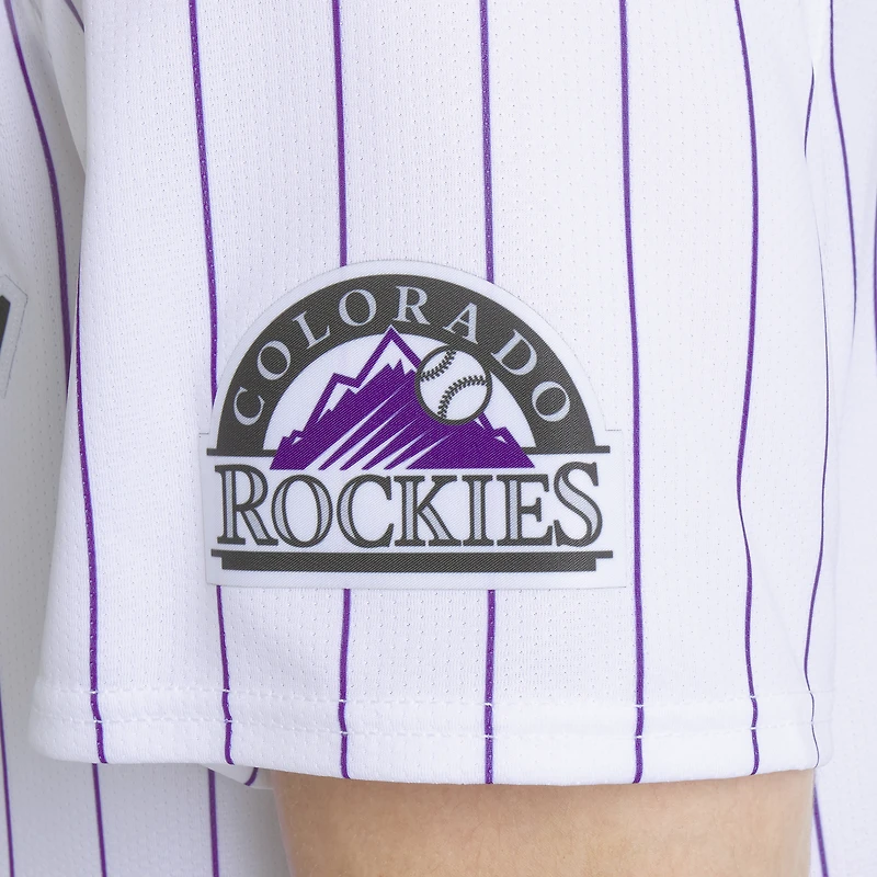 Maillot de joueur Nike Colorado Rockies Home Limited pour homme, blanc