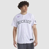 Men's Nike  White Colorado Rockies Home Limited Player Jersey