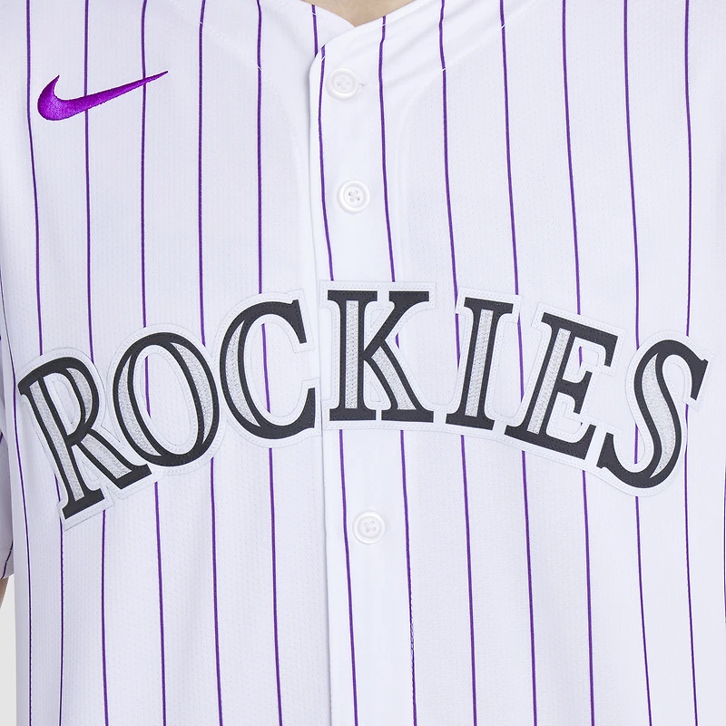 Men's Nike  White Colorado Rockies Home Limited Player Jersey