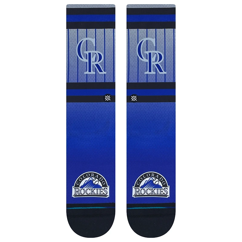 Chaussettes mi-mollet Stance Colorado Rockies Cooperstown pour hommes