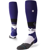 Men's Stance Purple Colorado Rockies Diamond Pro Over the Calf Socks
