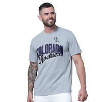 Men's Starter  Purple/Heather Gray Colorado Rockies Two-Pack T-Shirt Set