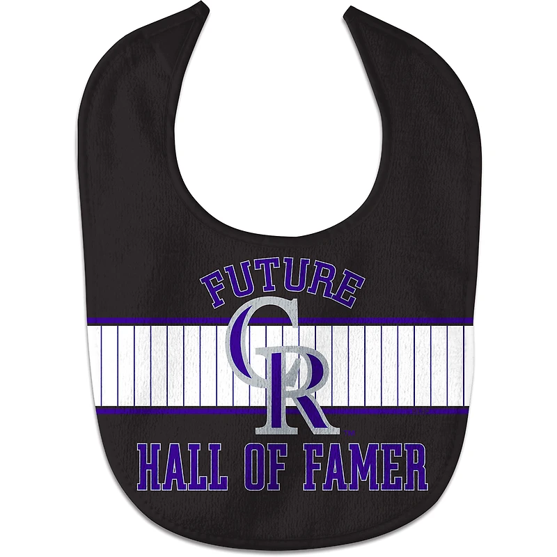 Nouveau-né et nourrisson WinCraft Colorado Rockies Future Hall Of Famer All Pro - Bavoir pour bébé