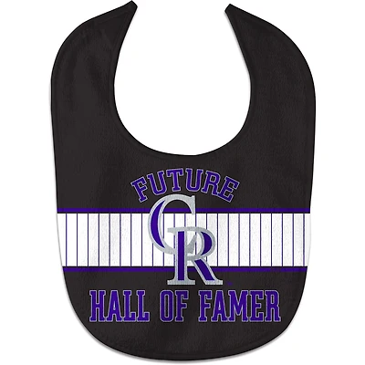 Nouveau-né et nourrisson WinCraft Colorado Rockies Future Hall Of Famer All Pro - Bavoir pour bébé