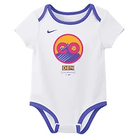 Ensemble deux pièces Nike blanc Colorado Rockies 2025 City Connect pour nouveau-né