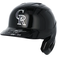 Todd Helton Colorado Rockies Autographed Alternate Chrome Replica Batting Helmet with "HOF 24" Inscription