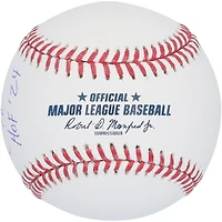 Todd Helton Colorado Rockies Autographed Hall of Fame Logo Baseball with "HOF 2024 " Inscription 