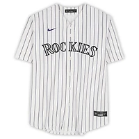Todd Helton Colorado Rockies Autographed White Nike Replica Jersey with "HOF 24" Inscription 