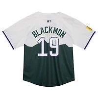 Maillot de joueur Nike Charlie Blackmon vert Colorado Rockies City Connect Limited pour tout-petit
