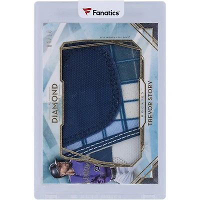 Trevor Story Colorado Rockies 2020 Topps Diamond Icons Game Used Cleat Relic #PP-TS #4/10 Card