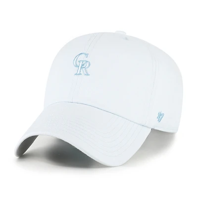 Casquette unisexe ajustable '47 Light Blue Colorado Rockies Pastel Clean Up