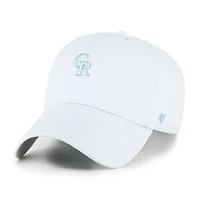 Casquette unisexe ajustable '47 Light Blue Colorado Rockies Pastel Clean Up
