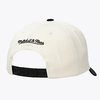 Unisex Mitchell & Ness  Cream Colorado Rockies Retro Lines Stretch Snapback Hat