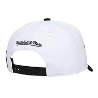Unisex Mitchell & Ness White/Black Colorado Rockies XL Script Pro Crown Adjustable Hat