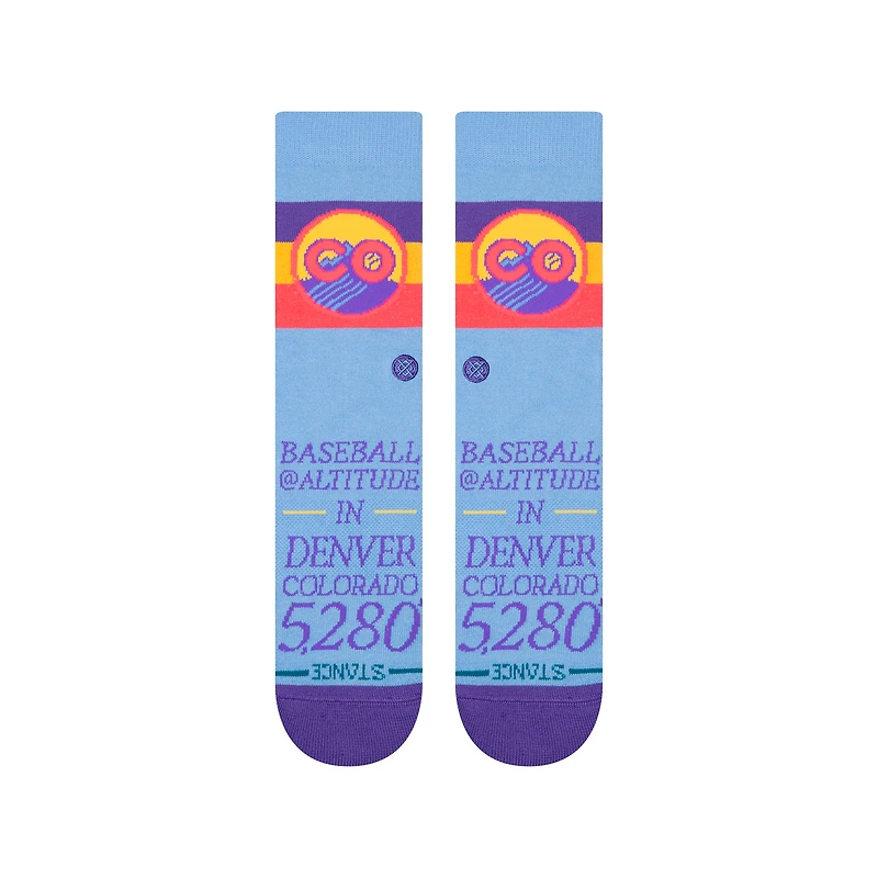 Chaussettes unisexes Stance Colorado Rockies 2025 City Connect Crew