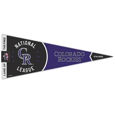 WinCraft Colorado Rockies 12" x 30" America 250 Premium Pennant