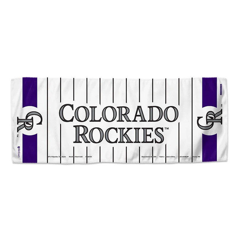 WinCraft Colorado Rockies 12" x 30" Double-Sided Cooling Towel