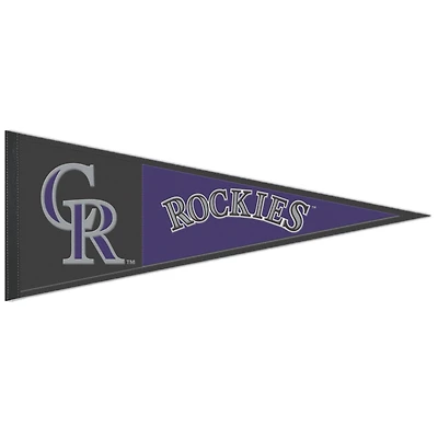 WinCraft Colorado Rockies 13" x 32" Wool Primary Logo Pennant