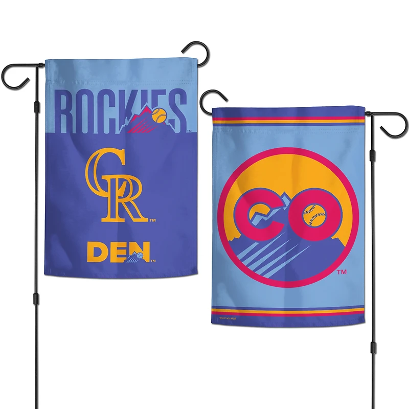 WinCraft Colorado Rockies 2025 City Connect 12" x 18" Double-Sided Garden Flag