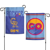 WinCraft Colorado Rockies 2025 City Connect 12" x 18" Double-Sided Garden Flag
