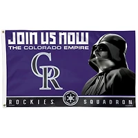 WinCraft Colorado Rockies 3' x 5' Star Wars One-Sided Flag