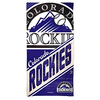 WinCraft Colorado Rockies 30'' x 60'' Cooperstown Collection Spectra Serviette de plage