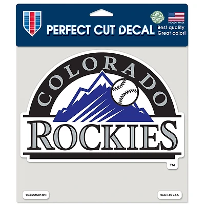 Décalque de couleur WinCraft Colorado Rockies 8'' x 8''