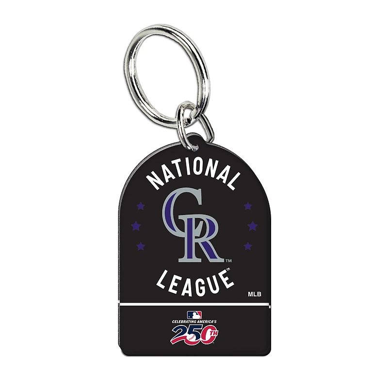 WinCraft Colorado Rockies America 250 Premium Acrylic Key Ring