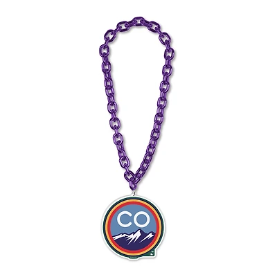 Collier à grande chaîne WinCraft Colorado Rockies