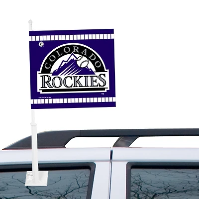 WinCraft Colorado Rockies Double-Sided Car Flag - Purple