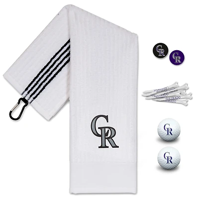 Coffret cadeau de golf WinCraft Colorado Rockies