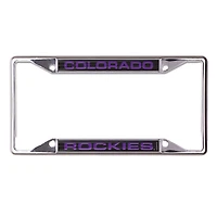 Cadre de plaque d'immatriculation WinCraft Colorado Rockies incrusté
