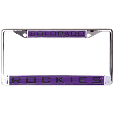 WinCraft Colorado Rockies Laser Inlaid Metal License Plate Frame