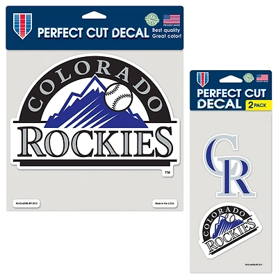 WinCraft Colorado Rockies Perfect Cut Decal Two-Pack Set