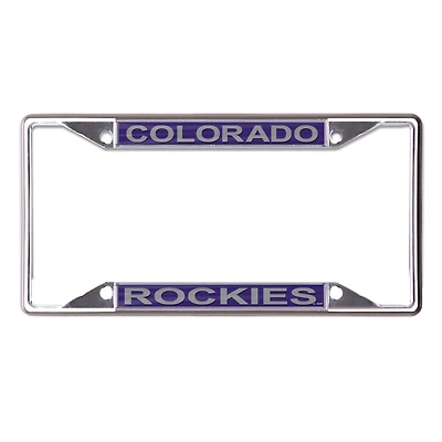 WinCraft Colorado Rockies Printed Metal License Plate Frame
