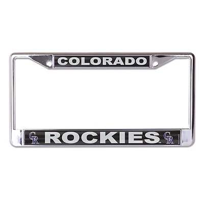 Cadre de plaque d'immatriculation en métal WinCraft Colorado Rockies S/L